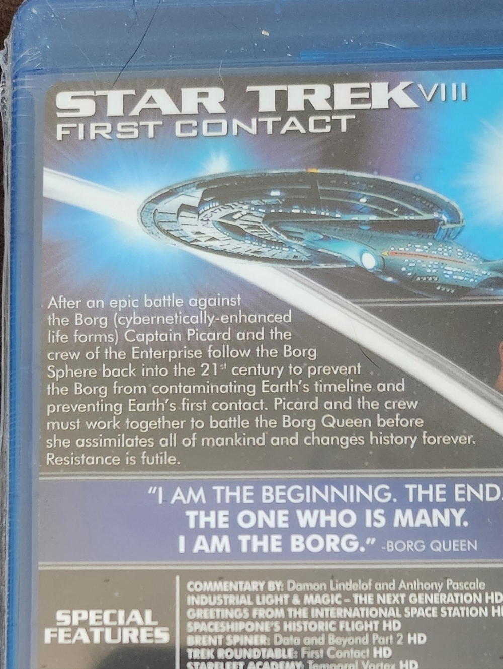 🖖 Star Trek: First Contact - Blu-ray (New & Factory Sealed!) 🖖 - Picture 6 of 8